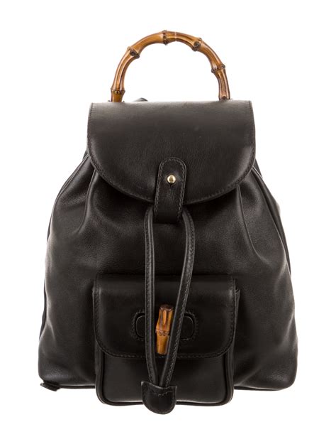 black gucci backpack|black gucci backpack vintage.